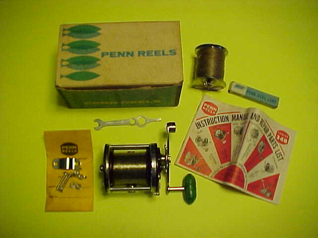 VINTAGE PENN JIGMASTER 500 WITH BOX, CATALOG, WRENCH, REEL LUBE AND EXTRA  SPOOL, PRE-OWNED - Berinson Tackle Company