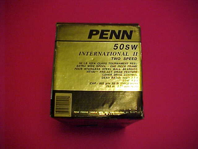 PENN INTERNATIONAL II 50SW 2-SPEED FISHING REEL, NEW IN THE BOX - Berinson  Tackle Company