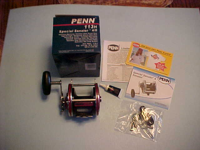 PENN SPECIAL SENATOR 113H 4/0 FISHING REEL MADE IN THE USA, NEW